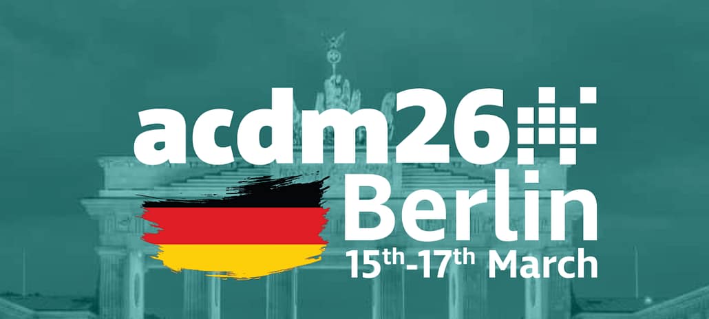 Veranstaltungsbanner: ACDM26 Konferenz mit QFINITY | 15-17 März 2026