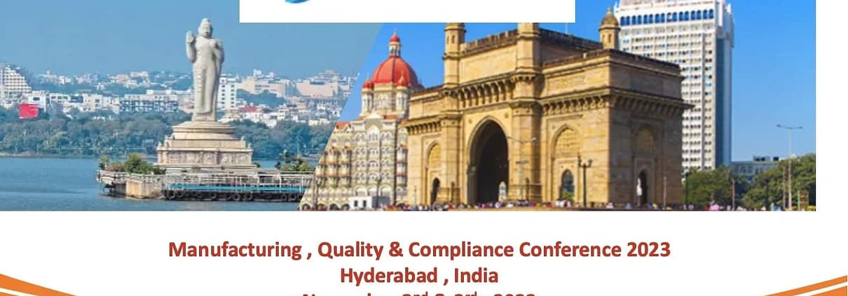 Event banner: ISPE India Manufacturing, Quality & Compliance Conference | November 2-3, 2023